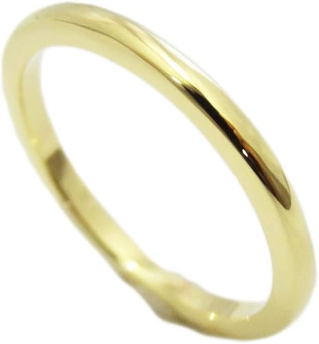 Amazon | 18金 甲丸リング k18-1.5mm ファーストコレクション